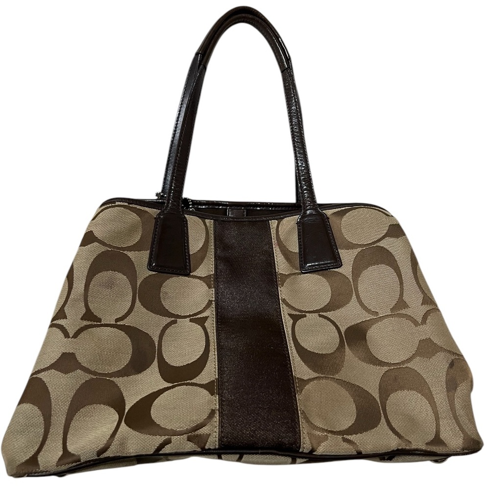 COACH Print Shoulder Bag